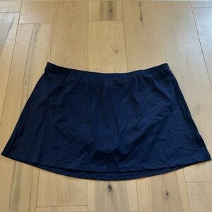 NWOT Swimsuits For All Skirt With Attached Bottoms Navy